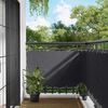 vidaXL Schermo da balcone Antracite 100 x 300 cm Tessuto Oxford