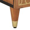 vidaXL Comodino 40x33x46 cm in Legno Massello di Mango