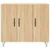 vidaXL Credenza Rovere Sonoma 90x34x80 cm in Legno Multistrato