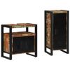 vidaXL Set di mobili per il bagno 2 pcs Legno Recuperato Massello
