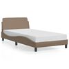 vidaXL Giroletto Dover Cappuccino 100x200 cm in Similpelle