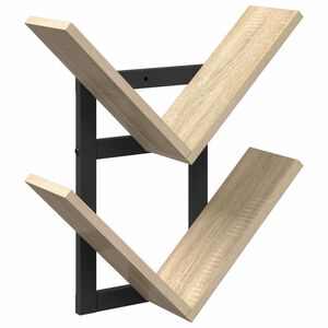 vidaXL Mensola a muro flottante Rovere Sonoma 43 x 15 x 47 cm