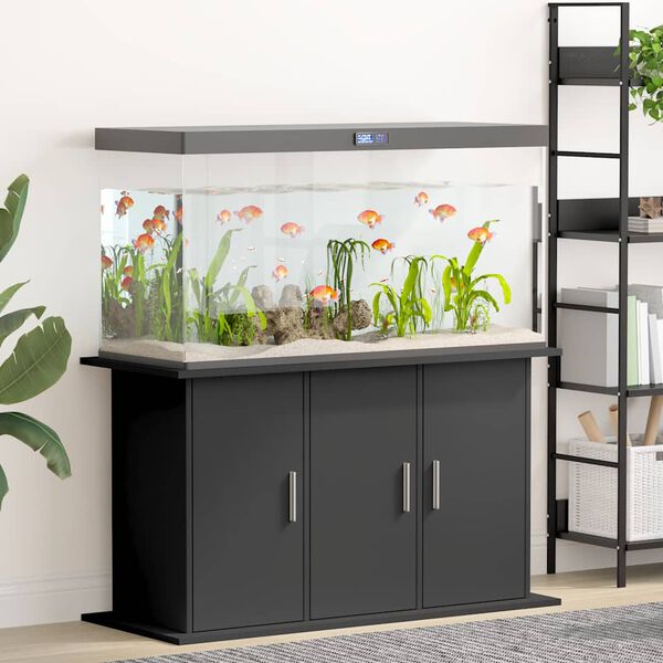 vidaXL Supporto per Acquario 101x41x58 cm in Legno Multistrato Nero