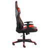 vidaXL Sedia da Gaming Girevole Rossa in PVC