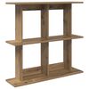 vidaXL Scaffale da parete A parete Marrone 80 x 20 x 75 cm