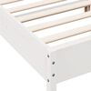 vidaXL Letto senza Materasso Bianco 120x200 cm Legno Massello di Pino