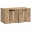 vidaXL Mobile Porta TV da Muro 59,5 x 31 x 30 cm Rovere Artigianale