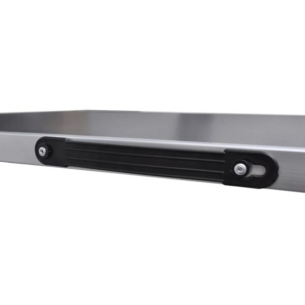 vidaXL Tavolo da Lavoro Set 3 pz Pieghevole Altezza Regolabile