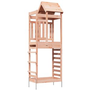 vidaXL Torre da Gioco Marrone 52,5 x 85 x 238 cm Legno Douglas Solido