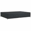 vidaXL Copertura per mobili Tinta unita Nero 350 x 260 x 90 cm 210D
