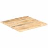 vidaXL Piano Tavolo in Legno Massello di Mango 25-27 mm 80x80 cm