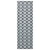 vidaXL Runner Tappeto ORIZ 1150 gsm Motivo in rete nera