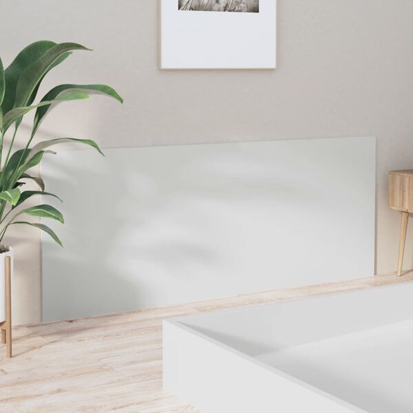 vidaXL Testiera per Letto Bianco Lucido 200x1,5x80cm Legno Multistrato