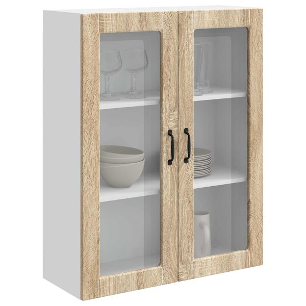 vidaXL Mobile da cucina Kalmar Rovere Sonoma 80 x 31 x 100 cm