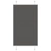 vidaXL Tenda Plissettata Nera 70x150 cm Larghezza Tessuto 69,4 cm