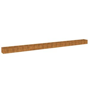 vidaXL Fioriera Rialzata da Giardino 770x50x36 cm in Acciaio Corten