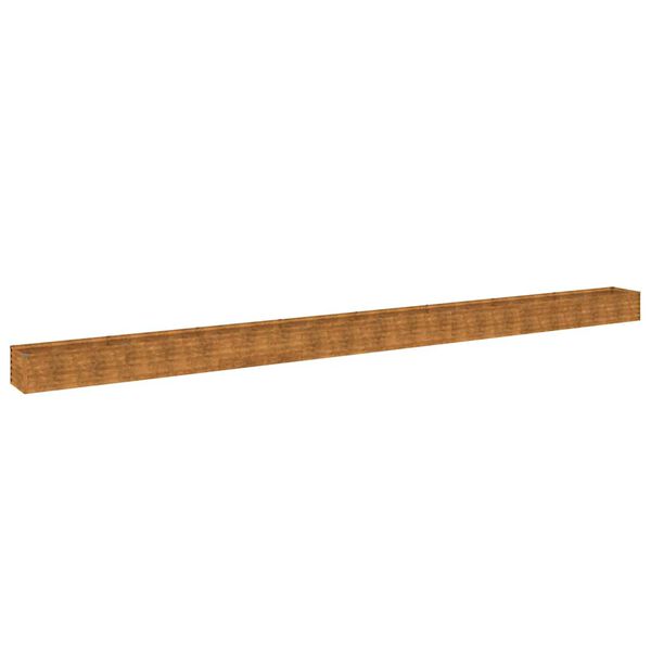 vidaXL Fioriera Rialzata da Giardino 770x50x36 cm in Acciaio Corten