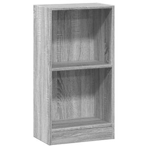 vidaXL Libreria Grigio Sonoma 40x24x76 cm in Truciolato
