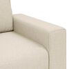 vidaXL | Divano | con cuscino con cuscino Beige 100 x 77 x 82 cm Tela