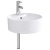 vidaXL Lavabo da bagno Cromato 40,5 x 40,5 x 15 cm Metallo