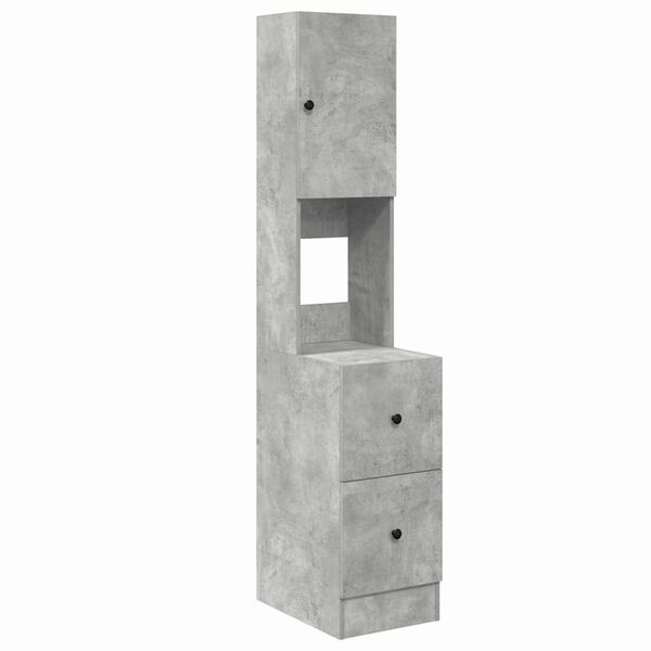 vidaXL Mobile da cucina Grigio 35 x 50 x 180 cm Legno multistrato