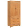 vidaXL Set di Mobili per Magazzino 2 pz Marrone 80 x 50 x 180 cm
