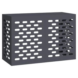 vidaXL Copertura per condizionatore d'aria Antracite 90 x 40 x 60 cm