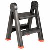 vidaXL Scala Nero e Rosso 46 x 30 x 63 cm PP ed elastomero