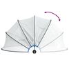 vidaXL Cupola per Piscina Rotonda 376x188 cm PVC