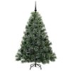 vidaXL Albero di Natale artificiale con 150 LED Verde 150 cm PE e PVC
