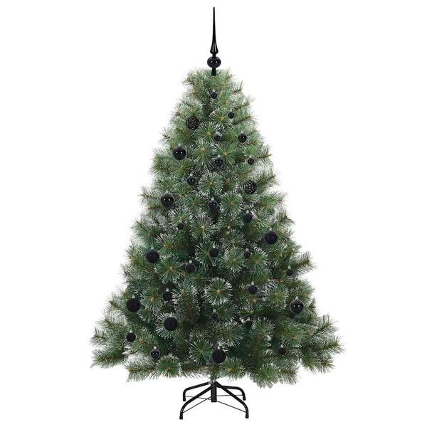 vidaXL Albero di Natale artificiale con 150 LED Verde 150 cm PE e PVC