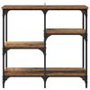vidaXL Tavolo consolle Legno vecchio 80 x 29 x 75 cm Legno multistrato