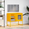 vidaXL Mobile TV Giallo Senape 68x39x60,5 cm in Acciaio