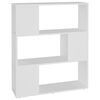 vidaXL Libreria/Divisorio Bianco 80x24x94 cm in Legno Multistrato