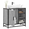 vidaXL Mobile Lavabo Bagno Grigio Sonoma 65x33x60 cm Legno Multistrato
