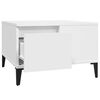vidaXL Tavolino da Salotto Bianco 55x55x36,5 cm in Legno Multistrato