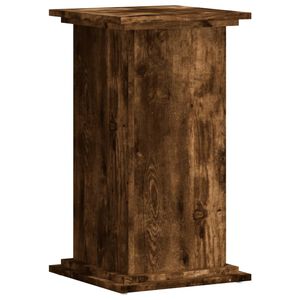vidaXL Supporto per piante Rovere Fumo 33 x 33 x 60 cm