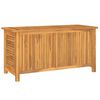 vidaXL Contenitore Giardino con Borsa 114x50x58cm Legno Massello Teak