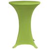 vidaXL Copritavoli Elastico 2 pz 60 cm Verde
