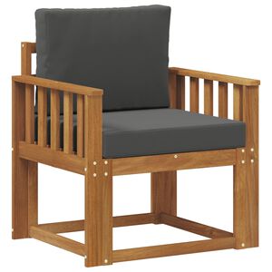 vidaXL Divano da esterno Legno di Acacia Massello e Poliestere