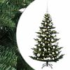 vidaXL Albero di Natale artificiale con palline 120 cm 150 LED
