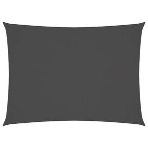 vidaXL Parasole a Vela Oxford Rettangolare 2x3,5 m Antracite