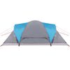vidaXL Tenda da Campeggio a Cupola per 4 Persone Blu Impermeabile