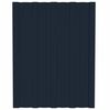 vidaXL Pannello per tetto 12 pcs Antracite 60 x 45 cm Acciaio zincato