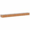 vidaXL Letto rialzato da giardino Marrone Chiaro 600 x 80 x 45 cm