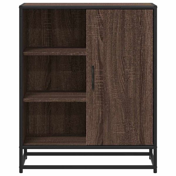 vidaXL Credenza Rovere Marrone 62x35x76 cm in Legno Multistrato