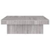 vidaXL Tavolino da Salotto Grigio Sonoma 90x90x28 cm Legno Multistrato