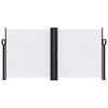 vidaXL Tenda da Sole Laterale Retrattile Bianco 120x600 cm