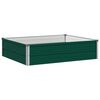 vidaXL Letto rialzato da giardino Verde 100 x 80 x 24 cm