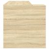 vidaXL Scrivania Rovere Sonoma 123,5x73,5x75 cm in Legno Multistrato